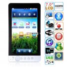 Android 2.2 Cortex-A8 512MB DDR2 4GB WIFI Bluetooth GPS 7-inch Capacitive Tablet PC - S7