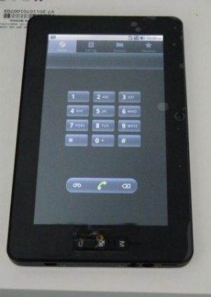 7 Inch Capacitive Telephony Android 2.2 Tablet PC with Phone Call, 3G, Bluetooth, GPS, Dual Camera