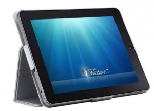 9.7 inch Windows 7 Tablet PC with Multi Touch Capacitive Screen Laptop Intel Atom z530 1.6GHz CPU