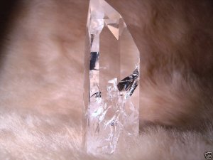QUARTZ CRYSTAL POINT MEDIUM RECORDER - VERY RARE IN MINT CONDITION