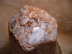 SMOKEY QUARTZ CRYSTAL LARGE RECORDER - AWESOME SPECIMEN "ALIEN EGG"