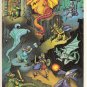 Dragon Gargoyle Wizard Skeleton stickers 1983 Hallmark