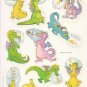 Dragon stickers 1983 Hallmark