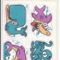 Shark Octopus Whale Dolphin Iron ables 1984 Mark 1