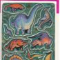 Padded Dinosaur stickers 1984 Hallmark