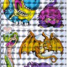 Prism Dinosaur stickers 1984 Mark 1