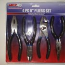 4pc 6" Pliers Set