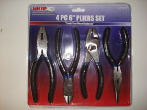 4pc 6" Pliers Set