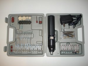 61 pc. 3.6volt Cordless Rotary Tool Kit