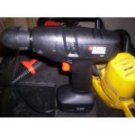Black and Decker power drill with charger