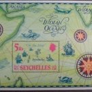Seychelles 1971 Sc 284 MNH Map Compass Boat Fish