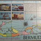 Bermuda 1975 Sc 332a MNH Map Boats