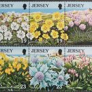 Jersey 1995 Sc721a & 726a  MNH Flowers