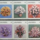 Columbia 1982 SC 900a-900j MNH Flowers