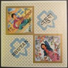 Bhutan 1967 Sc 90EF Imperf  MNH  Scouts Music Tree