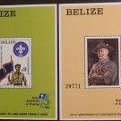Belize 1982 Sc 644-645 MNH Boy Scouts Flag