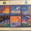 Palau 1992 SC 303 MNH Genesis Birds Fish Space Trees