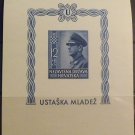 1943 Croatia Sc B31 MNH Set Imperf