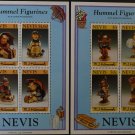 1994  Nevis SC 845a-846a MNH  Set Hummels Figurines