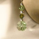 Swarovski Crystals and Clover Earrings