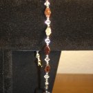 Garnet and Swarovski Crystal Bracelet