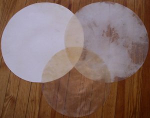 clear drum head