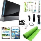 Nintendo Wii Black System HD Ready + Wii Fit Plus, Balance Board