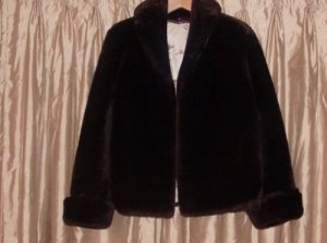Mouton real fur coat