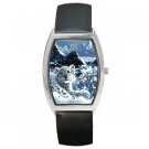 White Tiger Cub Barrel Style Unisex Metal Watch
