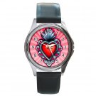 Red Heart Round Metal Watch FREE SHIPPING