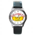 Halloween Scary Pumpkin Round Metal Watch FREE SHIPPING