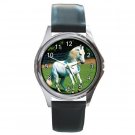 White Horse Round Metal Watch FREE SHIPPING