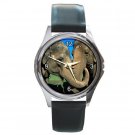 Asian Elephants Round Metal Watch FREE SHIPPING