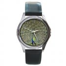 Peacock Bird Round Metal Watch FREE SHIPPING