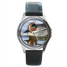Green-Winged Wild Duck Round Metal Watch FREE SHIPPING
