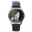 White Fox Round Metal Watch FREE SHIPPING