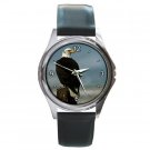 Bald Eagle on the Lookout Round Metal Watch FREE SHIPPING