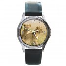 Female Lion Cubs Round Metal Watch FREE SHIPPING