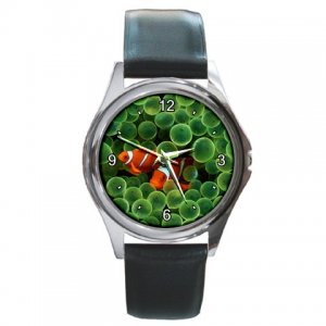 Clown Fish Round Metal Watch FREE SHIPPING