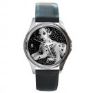 Dalmatian Puppy Dog Round Metal Watch FREE SHIPPING