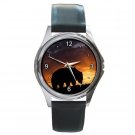 Alone Bear Round Metal Watch FREE SHIPPING