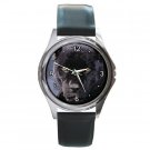 Dark Mood Panther Wild Cat Round Metal Watch FREE SHIPPING