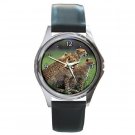 Hunting Cheetahs Round Metal Watch FREE SHIPPING