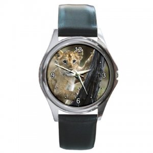 Lion Cub Round Metal Watch FREE SHIPPING