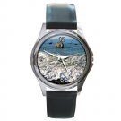 Beach View Round Metal Watch FREE SHIPPING