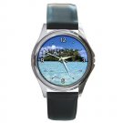 Beach View Round Metal Watch FREE SHIPPING