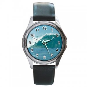 Beach View Round Metal Watch FREE SHIPPING