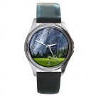 Rocky Hill View Round Metal Watch FREE SHIPPING