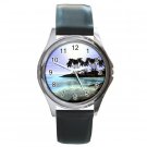 Paradise Island Round Metal Watch FREE SHIPPING