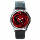 A Red Rose For You Round Metal Watch FREE SHIPPING